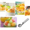 Ice Cream Scoops Stacks Stainless Steel Ice Cream Digger Non-Stick Fruit Ice Ball Maker Watermelon Ice Cream Spoon Tool